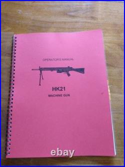 (FIVE) HECKLER & KOCH Manuals (HK 21 belt MP5, HK 91, 93 and 94)
