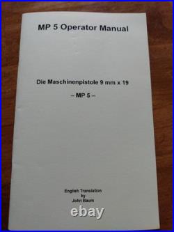 (FIVE) HECKLER & KOCH Manuals (HK 21 belt MP5, HK 91, 93 and 94)