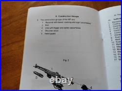 (FIVE) HECKLER & KOCH Manuals (HK 21 belt MP5, HK 91, 93 and 94)