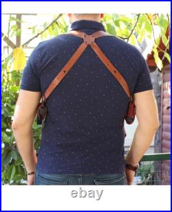 Fits H&K P2000 Subcom 3BBL Horizontal Shoulder Holster WithDouble Mag #6010# RH