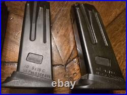 Four (4) Heckler & Koch H&K OEM Steel Magazines P2000 USP 9mm Compact