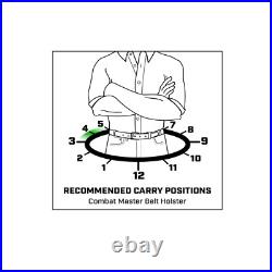 Galco Combat Master OWB Holster for HK VP9 Pistols, Right Hand, Black #CM854B