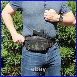 Galco Fastrax PAC Waistpack Fits P365 P320C/Compact Guns, MultiCam #FTPRMBC