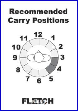 Galco Fletch High Ride Belt Holster Right Hand Black, H&K USP FL400B Galco Fletch High Ride Belt Holster Right Hand Black, H&K USP FL400B