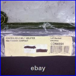 Galco H&K Concealable Holster Premium USA Made Leather LH OWB (P2000SK Compact)