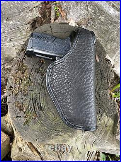 Genuine Bison Safety Holsters, Full Size Black or Brown, Compact Black or Brown