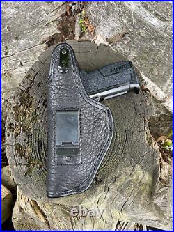 Genuine Bison Safety Holsters, Full Size Black or Brown, Compact Black or Brown