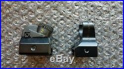 German H&K Diopter black Front and Rear iron sights, standard H&K height
