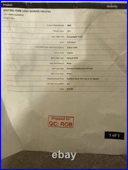 Gunfighter inc SENTINEL OWB LIGHT BEARING HOLSTER HK VP9