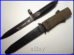 H&K G3 bayonet for rifle RARER type handle with scabbard