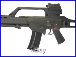 H&K G36 Full Length AEG Airsoft Gun Rifle Built in MOSFET, Red Dot Sight & Scope