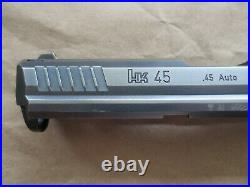 H&K HK45 Slide 45acp Blued Full Size 4.46 45 Caliber Not for USP