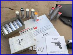 H&K KOCH P2A1 SIGNAL PISTOL FLARE GUN WITH CARTRIDGES 26.5mm SIG 6/4/76 AOR1 2