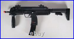 H&K MP7 SMG Airsoft Electric With Grip And Stock Heckler Koch Umarex Untested