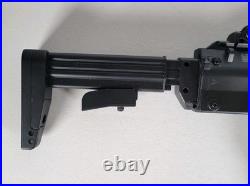 H&K MP7 SMG Airsoft Electric With Grip And Stock Heckler Koch Umarex Untested