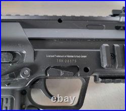 H&K MP7 SMG Airsoft Electric With Grip And Stock Heckler Koch Umarex Untested