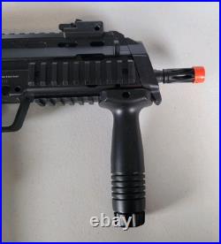 H&K MP7 SMG Airsoft Electric With Grip And Stock Heckler Koch Umarex Untested