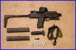 H&K MP9 GBB Rifle withhop-up tool & withadd-ons(2 Magazines/Gun Sling/Hand Grip)