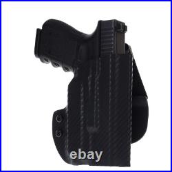 H&K OWB Paddle Tactical Holster Streamlight TLR-1 Black Carbon Fiber