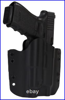 H&K OWB Tactical Holster Olight PL-2/PL-PRO Optic Ready Matte Black