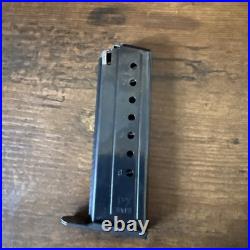 H&K P7 9mm magazine, 8rd Heckler & Koch OEM Heel Release