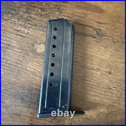 H&K P7 9mm magazine, 8rd Heckler & Koch OEM Heel Release