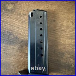 H&K P7 9mm magazine, 8rd Heckler & Koch OEM Heel Release
