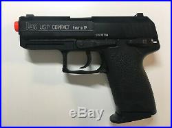 H&K USP Compact Gas Blowback Airsoft Pistol By KWA with extra magazine. NEW