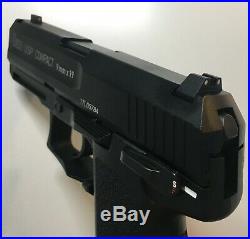 H&K USP Compact Gas Blowback Airsoft Pistol By KWA with extra magazine. NEW