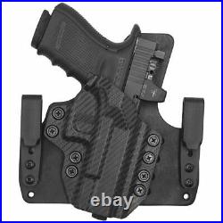 H&K VP9 Leather Hybrid Holster (Wide) Rounded Gear H&K VP9 Leather Hybrid Holster (Wide) Rounded Gear