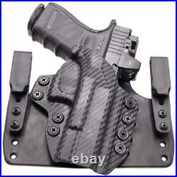 H&K VP9 Leather Hybrid Holster (Wide) Rounded Gear H&K VP9 Leather Hybrid Holster (Wide) Rounded Gear