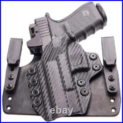 H&K VP9 Leather Hybrid Holster (Wide) Rounded Gear H&K VP9 Leather Hybrid Holster (Wide) Rounded Gear
