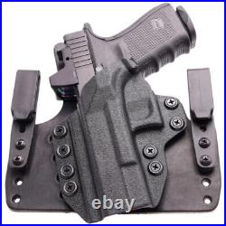 H&K VP9 Leather Hybrid Holster (Wide) Rounded Gear H&K VP9 Leather Hybrid Holster (Wide) Rounded Gear