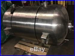 H&k Inc Pressure Tank, Approx 400 Gallon, Stainless Steel, Rated 100psi At 200 D