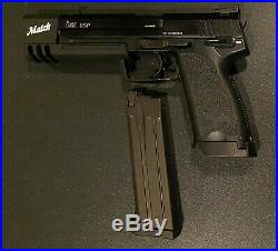 H&k Usp Match. 45 Cal. 6mm Bb Full Metal Air Soft Gun Officially Licenced