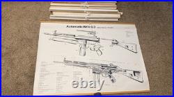 H&k g3 scroll diagram poster hk heckler & koch exploded parts