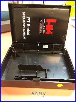 HECKLER & KOCH HK P7 PSP Original Factory Case/Box with takedown tool and manual