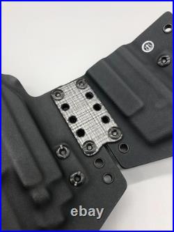 HK CC9 with TLR-7 Sub Tan Carbon & Orange Kydex Sidecar Holster IWB & OWB USA