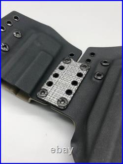 HK CC9 with TLR-7 Sub Tan Carbon & Orange Kydex Sidecar Holster IWB & OWB USA