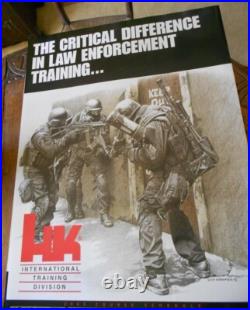 HK H&K Heckler & Koch ITD POSTER RARE 03 SF SEAL OCOM SWAT