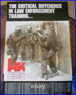 HK H&K Heckler & Koch ITD POSTER RARE 03 SF SEAL OCOM SWAT