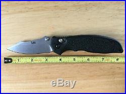HK Heckler Koch Exemplar 54156 Plain Hogue Black G10 Pocket Knife Made in USA