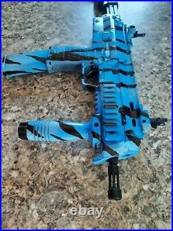 HK Heckler & Koch MP7 6MM BB Sub Machine-gun CUSTOM TIGER SKIN AQUA C. O. D