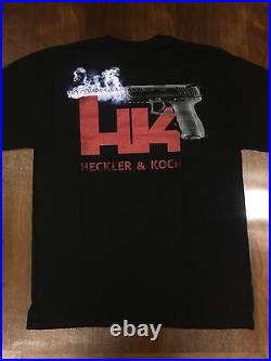 HK Heckler Koch P30 Gildan RARE t-shirt vintage new old stock official Lic