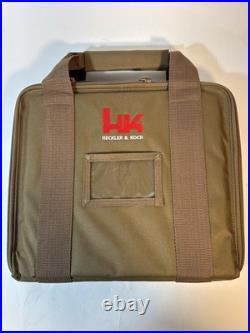 HK Heckler & Koch Tan Tactical Pistol Bag Case Official MK23 P30 VP9 USP HK45