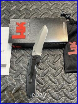HK Knives 14300S Black Scales with a 440C Blade