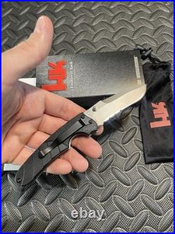 HK Knives 14300S Black Scales with a 440C Blade