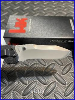 HK Knives 14300S Black Scales with a 440C Blade