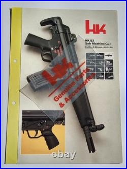 HK Model 53 Sub-Machine Gun Original Brochure