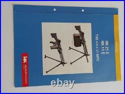 HK Models HK21E/11E Factory Original Military/ LE Sales Brochure MINT